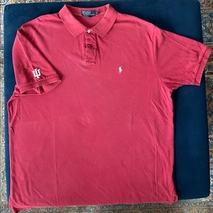Red Indiana University Polo Shirt